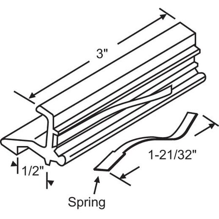 Slider Spring Latch Mill